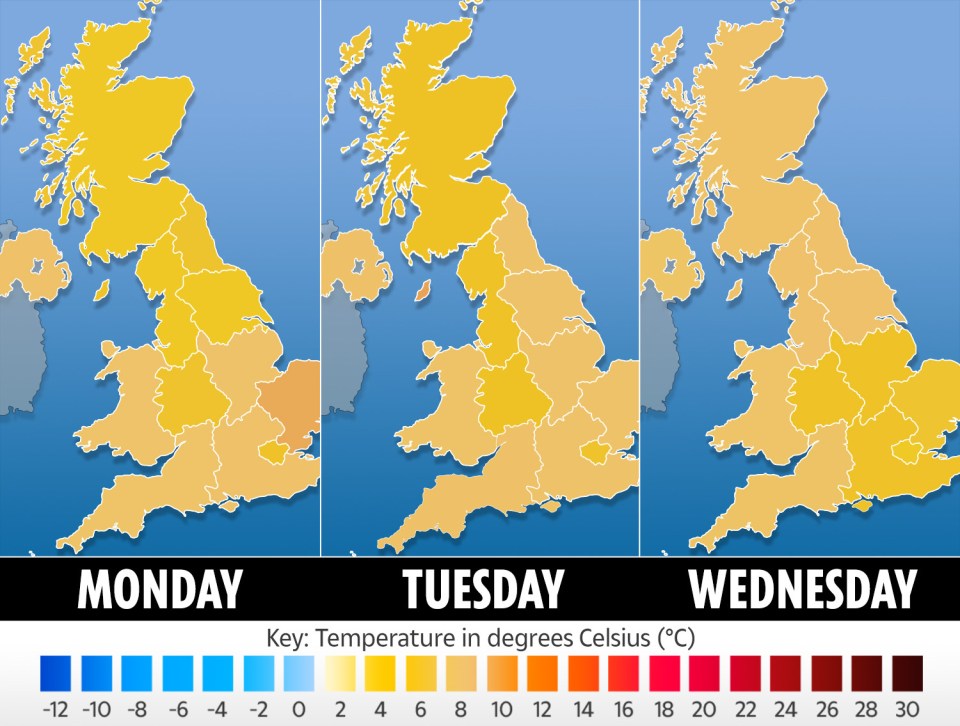 It's been a balmy November so far - but that's coming to an end