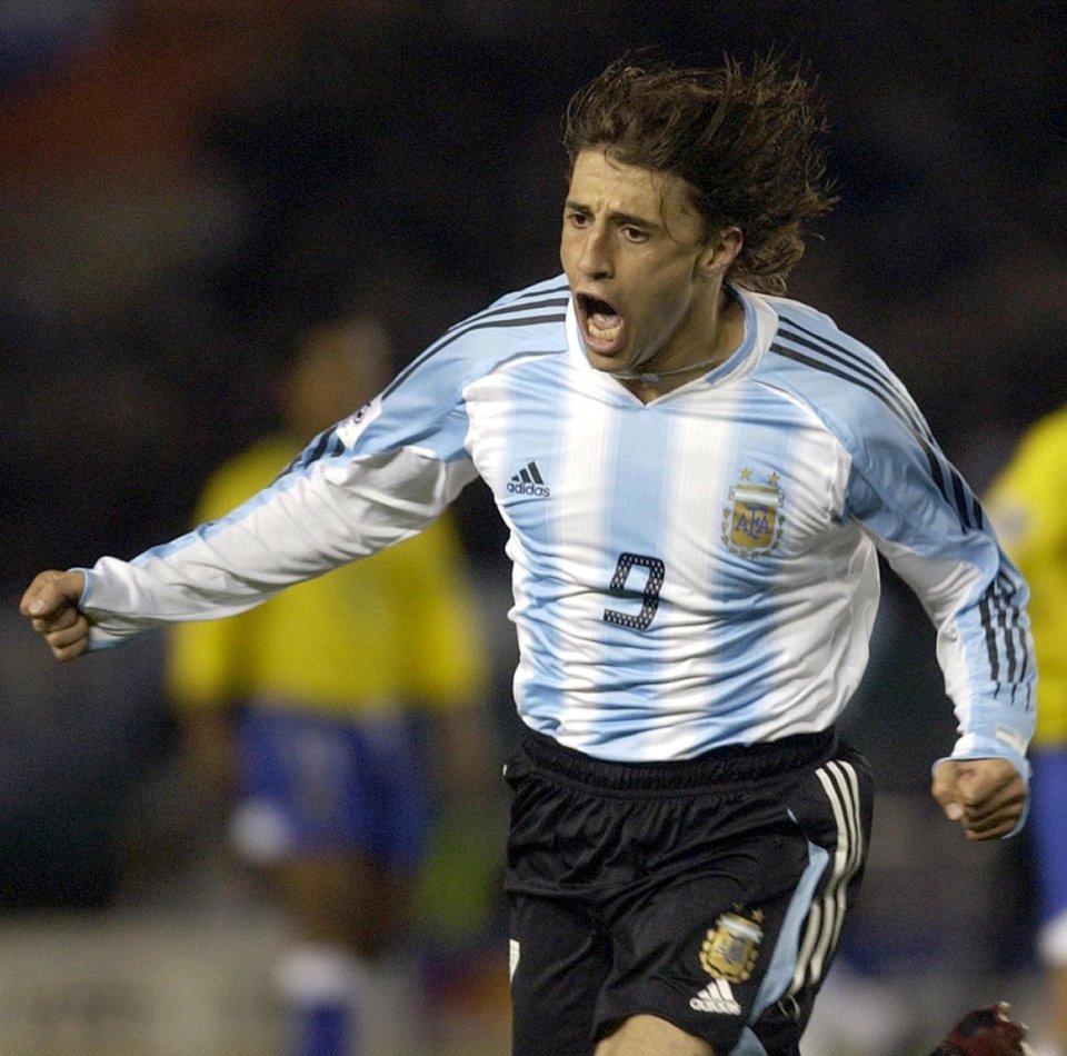 Hernan Crespo was one of the scorers last time Argentina beat Brazil in a World Cup qualifier