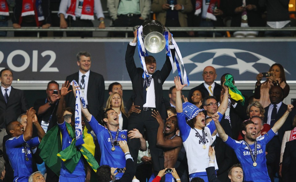 Roberto Di Matteo won the Champions League and FA Cup with Chelsea