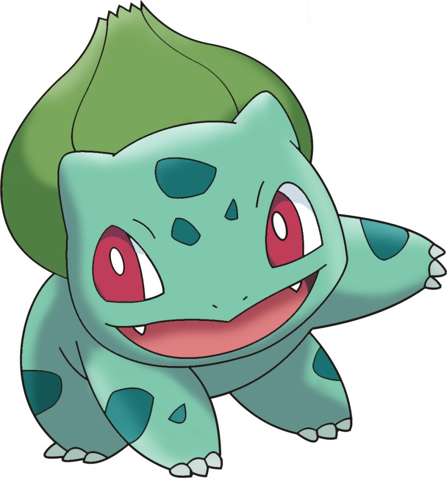 Bulbasaur is the first Pokemon of all of the species, ahead of Charmander and Squirtle