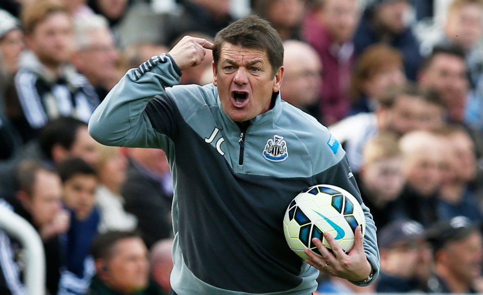 John Carver took over as caretaker boss at Newcastle twice but couldn't be a hit