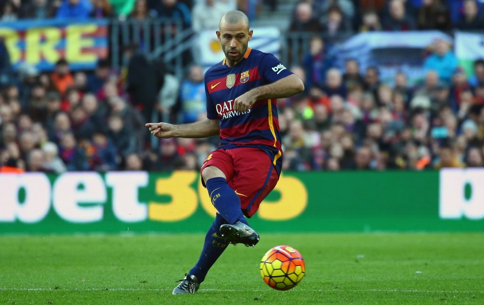 Javier Mascherano won the Champions League twice with Barcelona