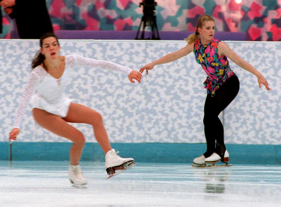 Tonya Harding (right) admitted she knew about a plan to attack rival Nancy Kerrigan (left)