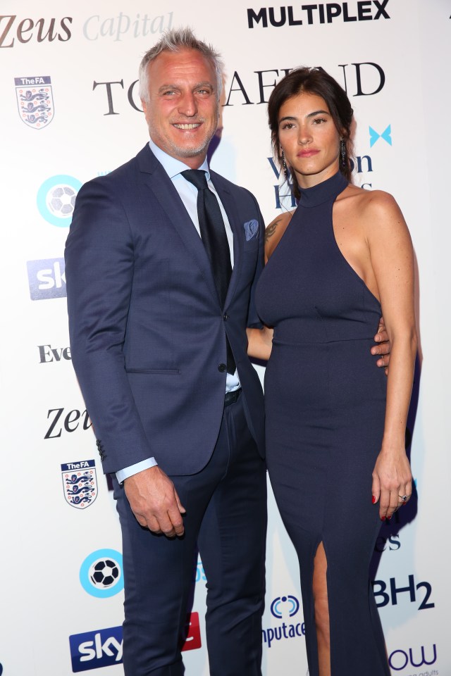 David and his new partner Maeva welcomed a child together in 2018