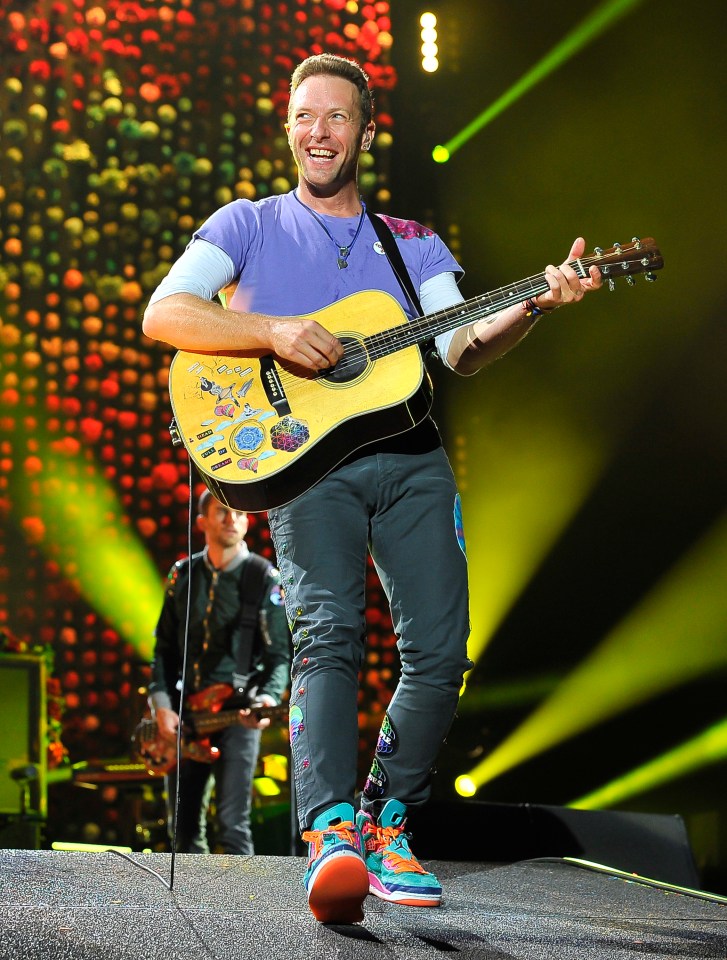 Coldplay will also be performing