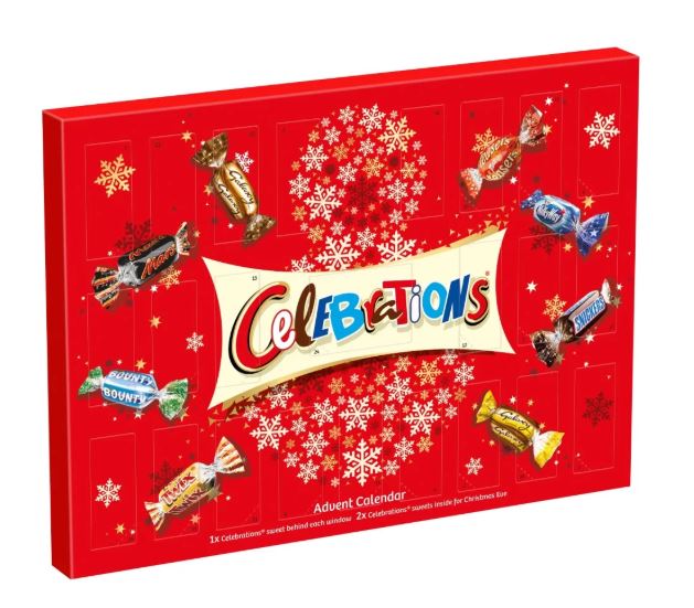 Celebrations advent calendars are always popular with shoppers