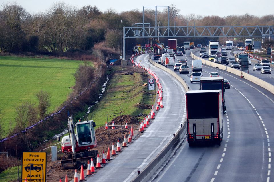 The hard shoulder is reserved for emergencies