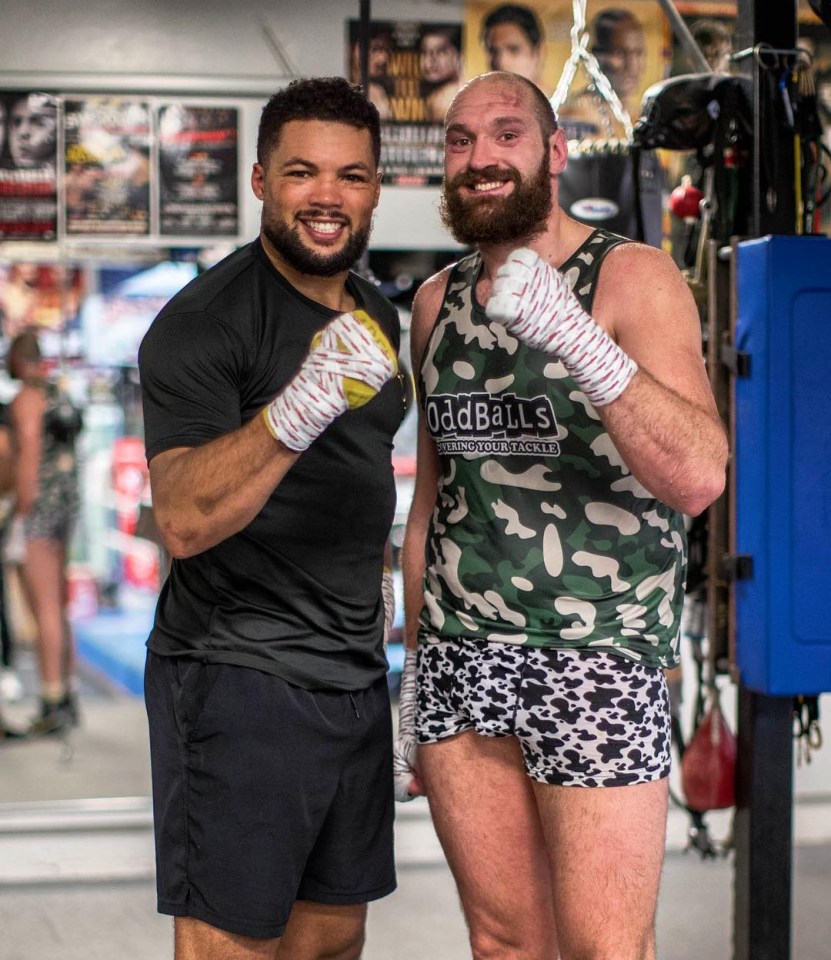 Tyson Fury and Joe Joyce have sparred together in the past