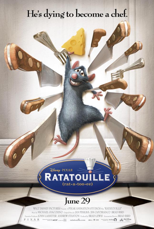 Ratatouille was released in 2007