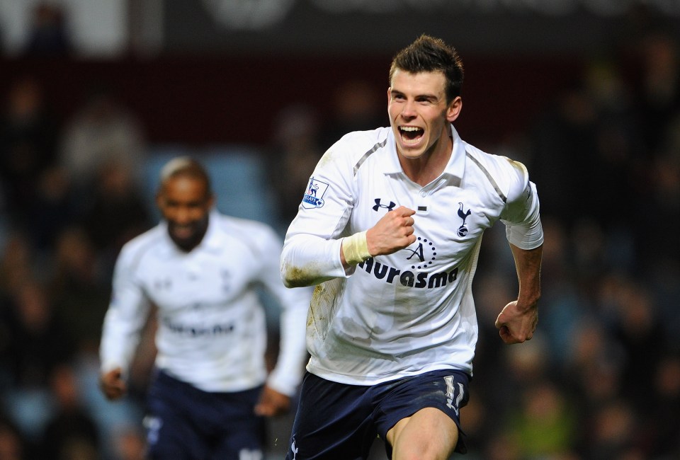 Gareth Bale moved to Tottenham in 2007 as a left-back