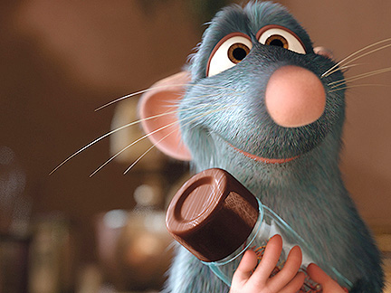 One of Ratatouille's jokes likely went over kids' heads