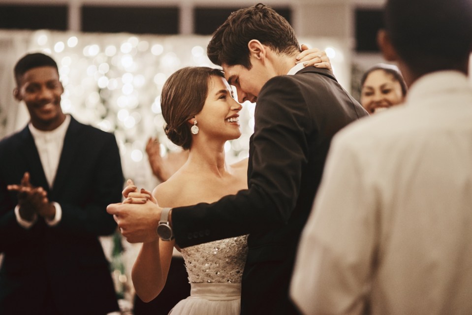 The first dance at a wedding is a special moment for all