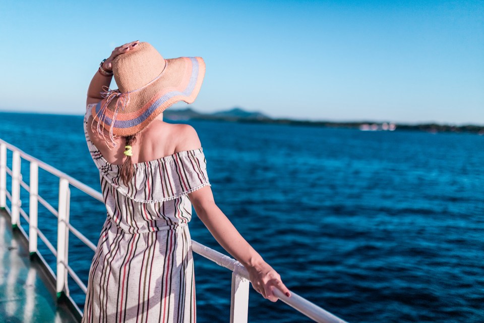 Getting fresh air helps with seasickness