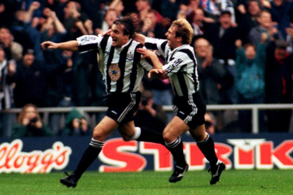 David Ginola played for Newcastle United