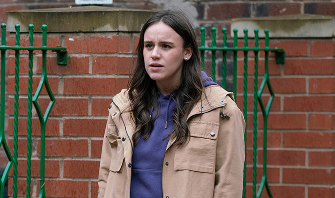 She plays troubled Faye in the ITV soap