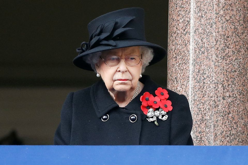 It came after she pulled out of the Remembrance Sunday service with a sprained back