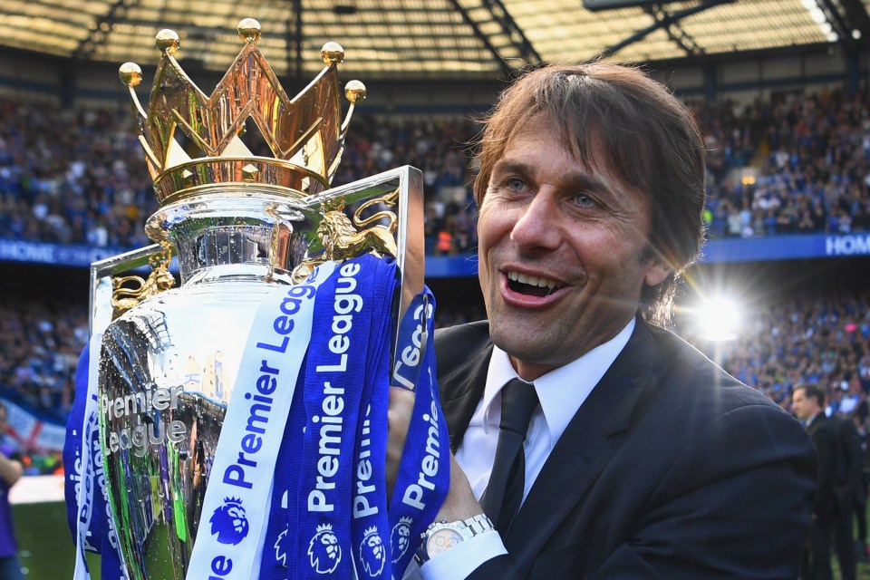 Antonio Conte won the Premier League in 2017 with Chelsea