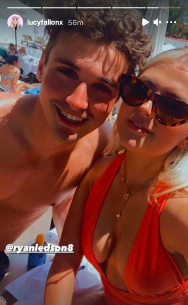 Lucy Fallon went Insta official with her boyfriend Ryan Ledson as they jetted off on holiday together in May