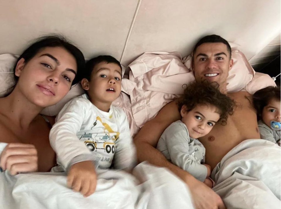 Ronaldo and his partner Rodriguez regularly post snaps with their children on social media