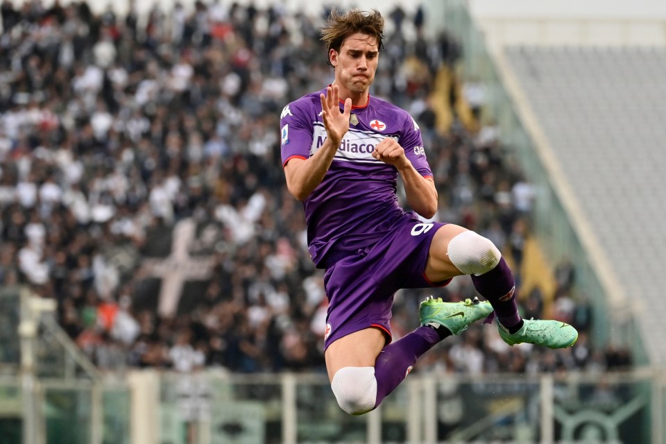 Dusan Vlahovic has been banging them in for Fiorentina