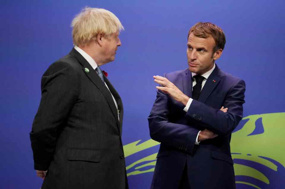 Boris Johnson and Emmanuel Macron have been locked in a battle over fishing licences