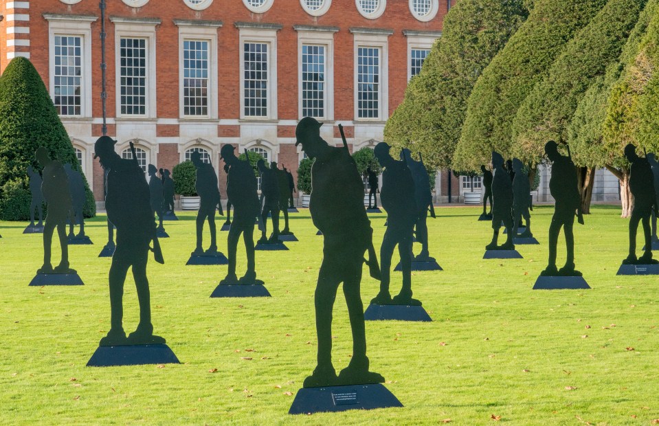 Dan Barton will display 125 handmade soldier sculptures at Hampton Court Palace to pay tribute to our Forces heroes