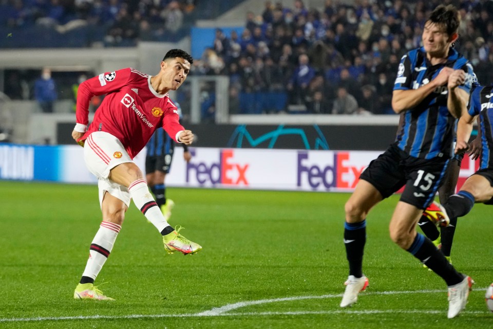 Ronaldo scored another last-gasp goal to snatch a point for United in Bergamo