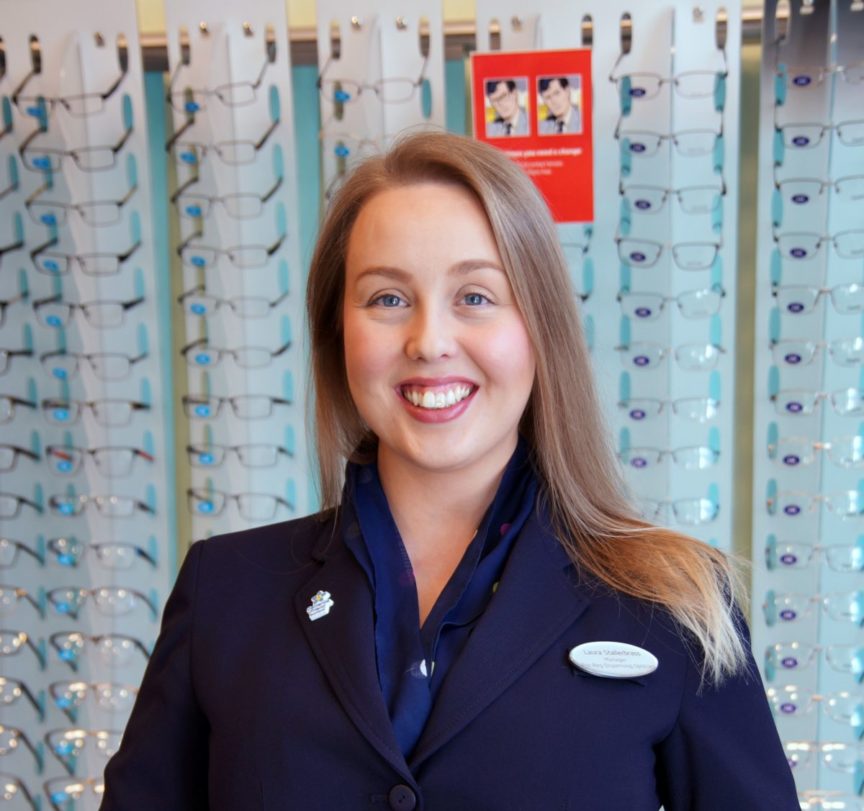 Laura Stallerbrass says: 'I don’t think many people are aware of the career opportunities at Specsavers'