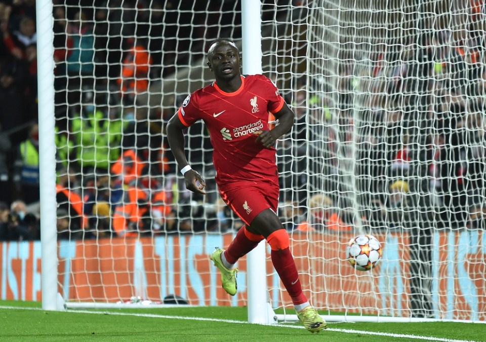 Sadio Mane scored and earned a breather with a half-time substitution