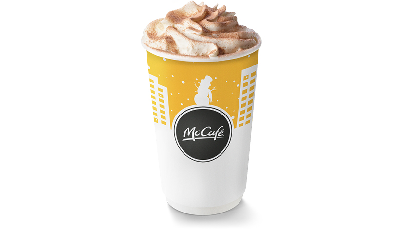 The new Hot Chocolate Deluxe is among the new seasonal offerings from McDonald's