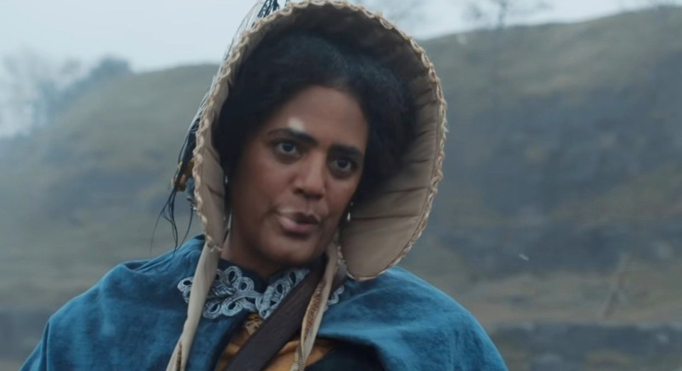 Mary Seacole played by actress Sara Powell