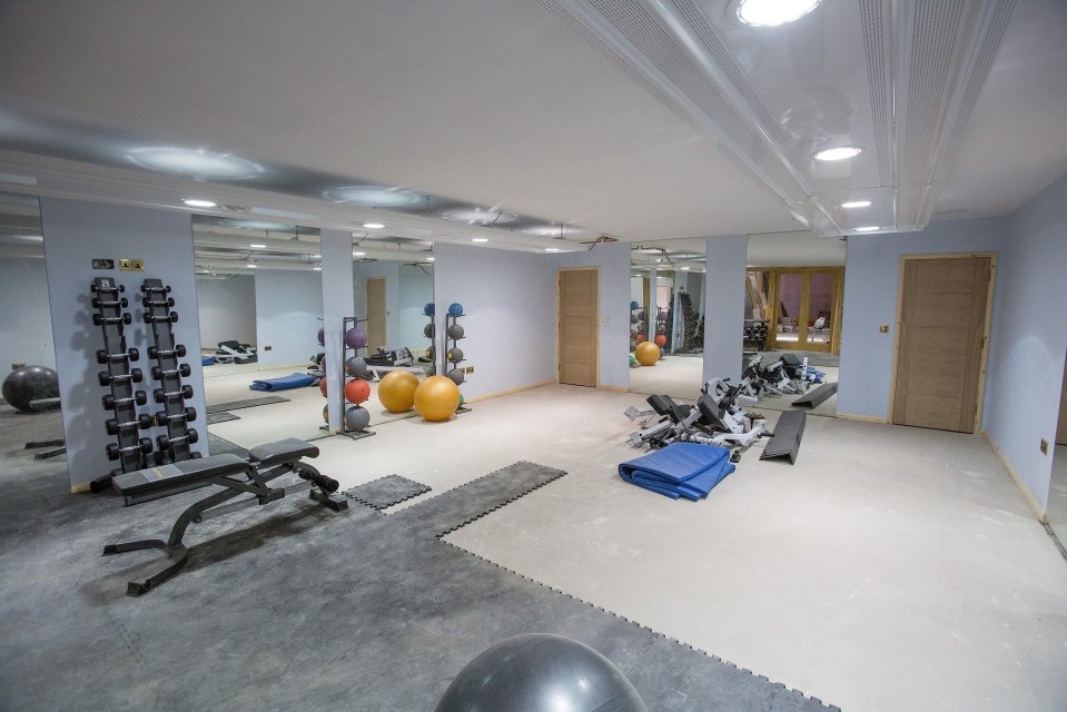 Graham’s luxury extension also features a fully-equipped gym