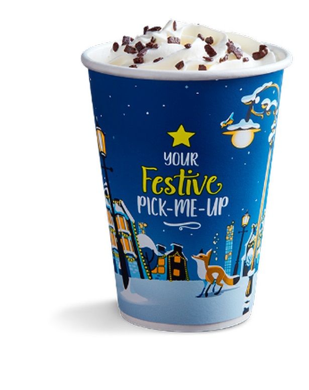 The Mint Mocha is just one of numerous festive drink options from the bakery giant