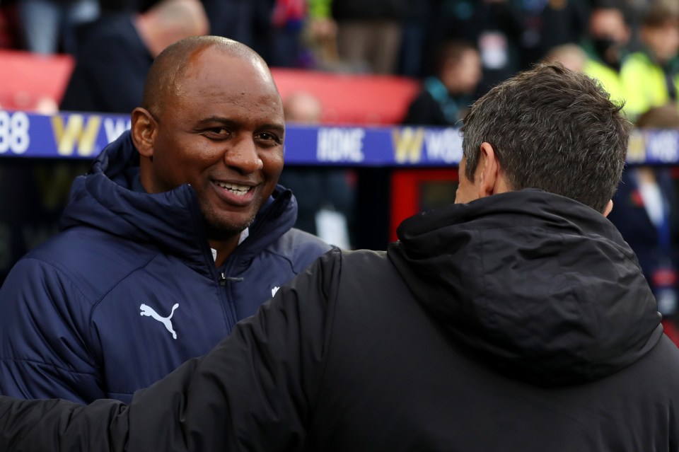 Patrick Vieira earned back-to-back wins for the first time as Palace boss