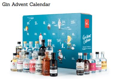 There are 24 days of gin in the Virgin Wines advent calendar