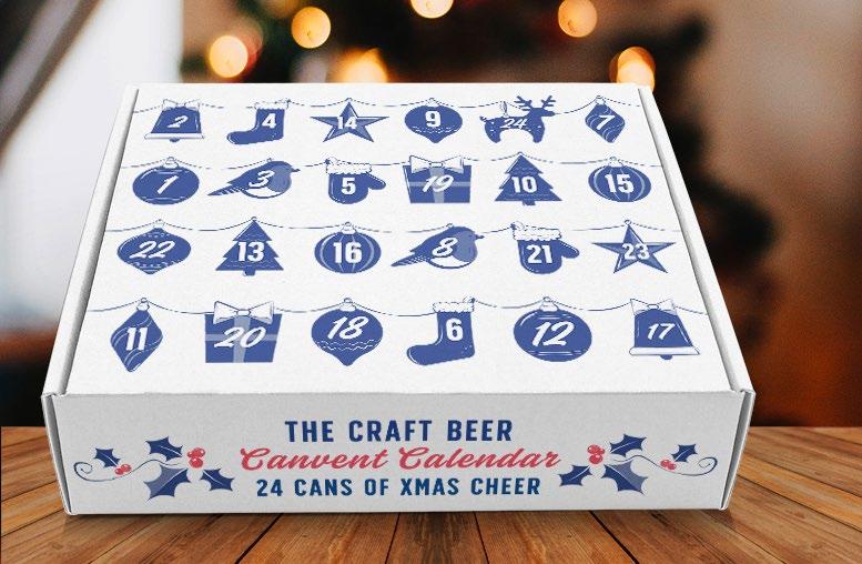 Craft beer fans can snap up 24 cans of Christmas cheer with the Flavourly calendar