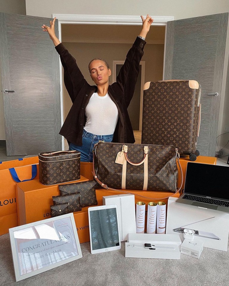 Molly has ran huge giveaway competitions for her fans