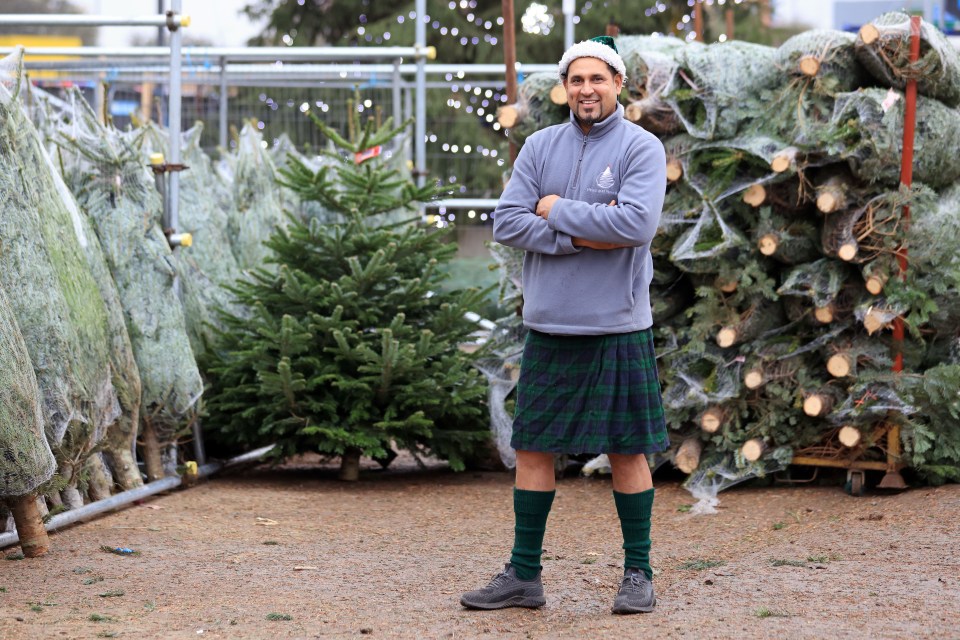 Ismail Asmal is deliveries controller for Christmas tree specialist pinesandneedles.com