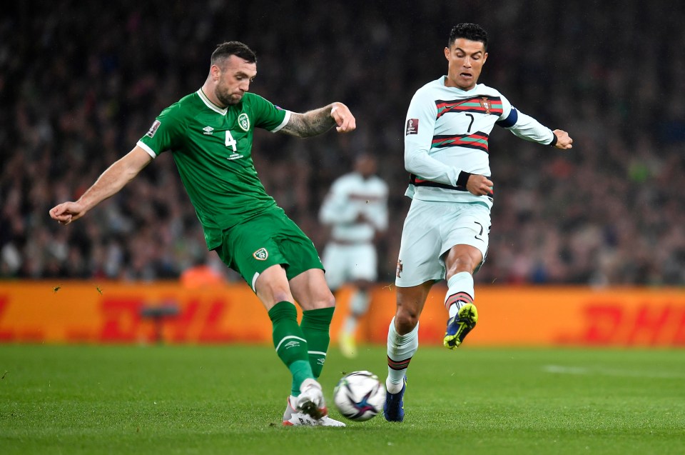 Duffy performed the superb piece of skill on a frustrated Ronaldo