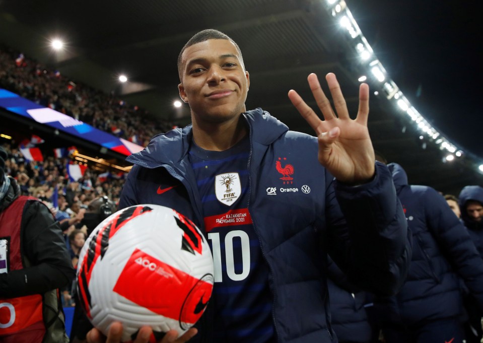 Mbappe secured the match ball with his hat-trick after 32 minutes, but added a fourth late on for good measure