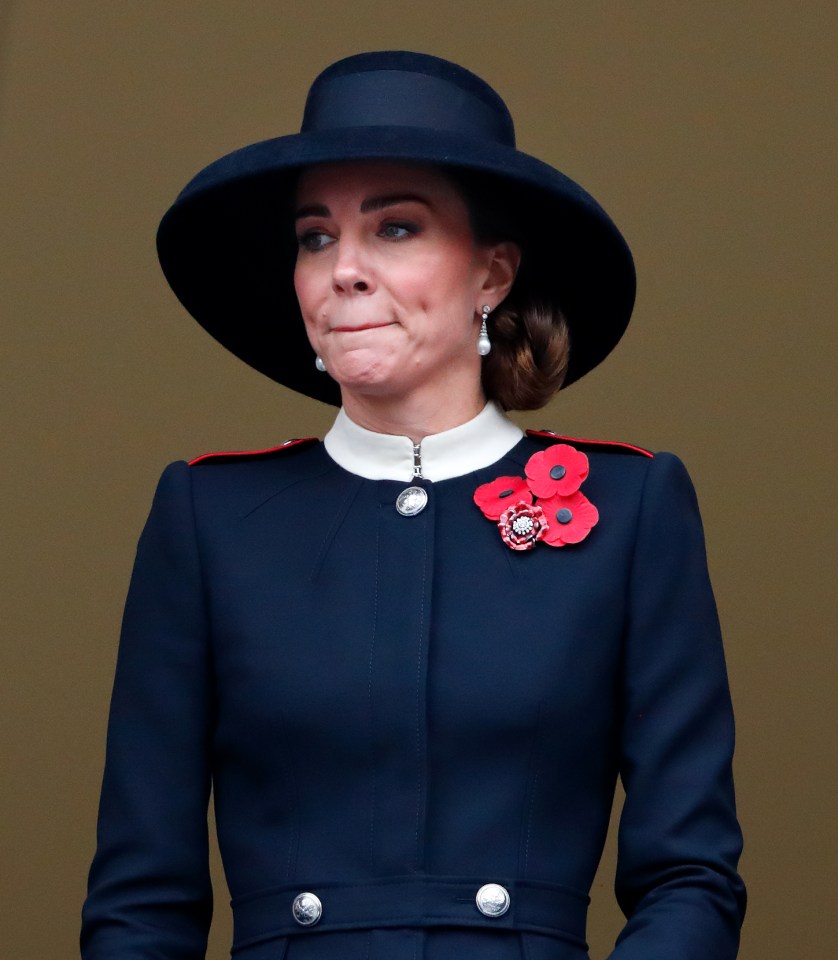 The Duchess appeared emotional at points