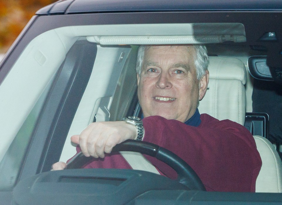 The Duke was spotted driving yesterday