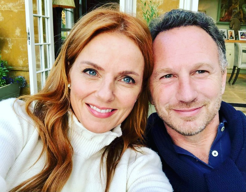 Geri Halliwell wished Red Bull chief Christian Horner a happy birthday on Instagram