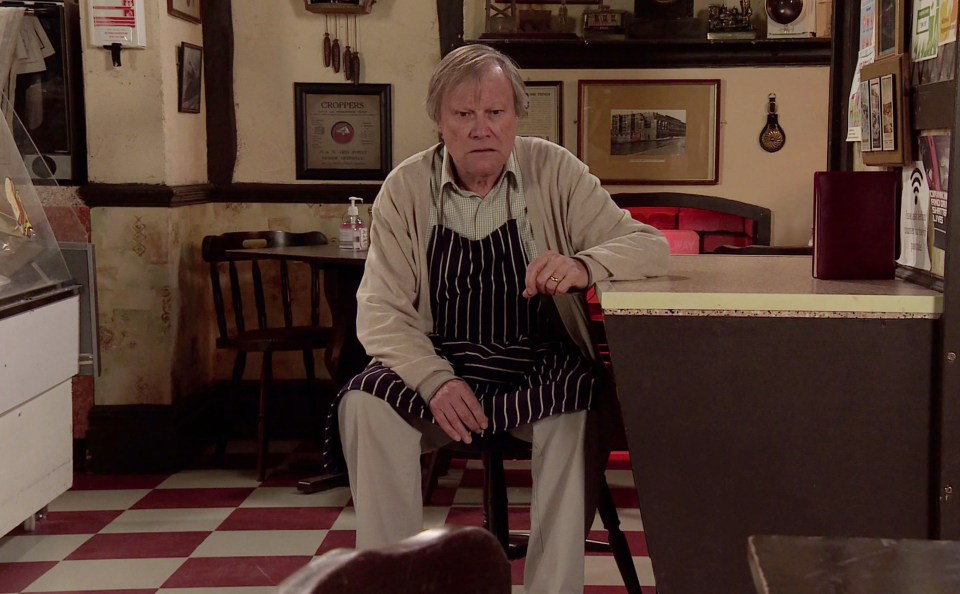 Roy Cropper has left Coronation Street