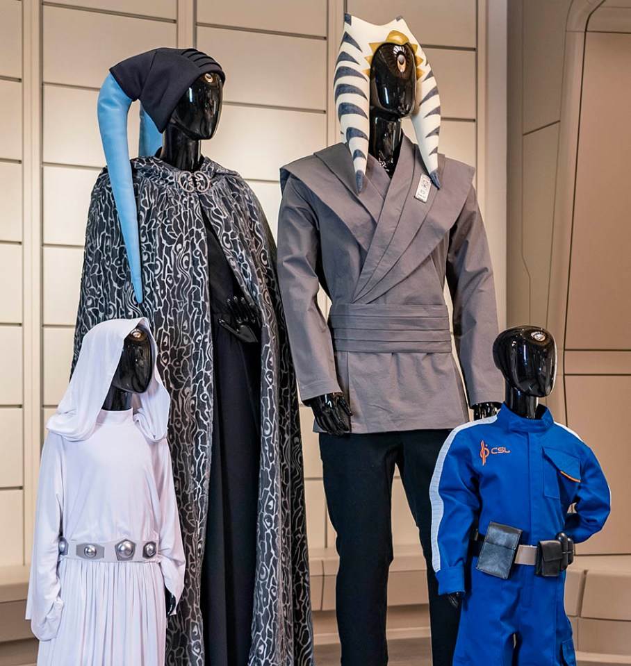 Guests will be able to dress up or buy outfits on the ship