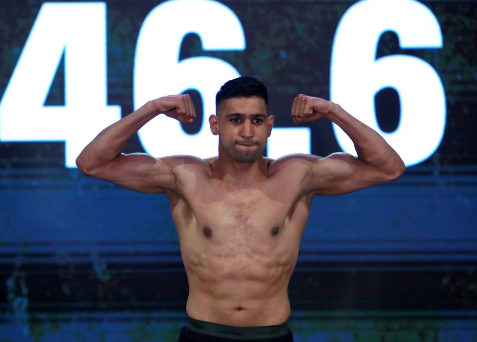 Amir Khan, 34, will face Brook in Manchester - set to be announced on Monday