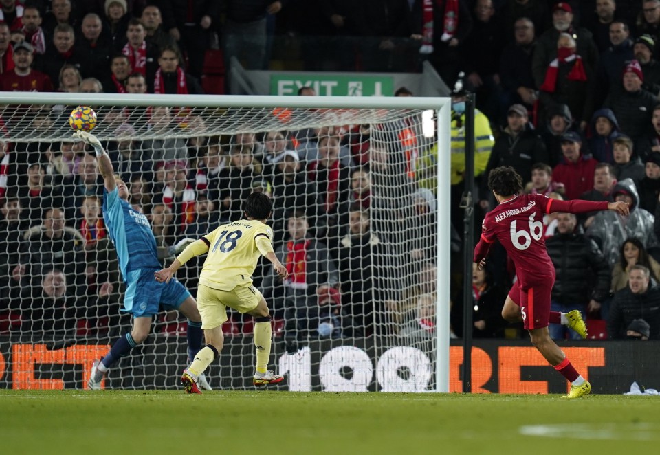 Gunners goalkeeper Ramsdale yet again starred for the North Londoners as he made a string of excellent saves