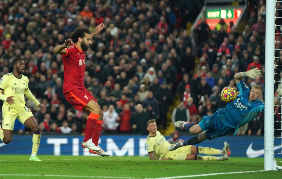 Mohamed Salah got his name on the score sheet in the 73rd minute after tapping home from close range