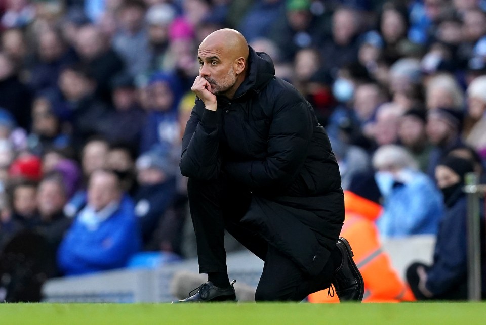 Pep Guardiola cut a cool figure as his side dominated from start to finish