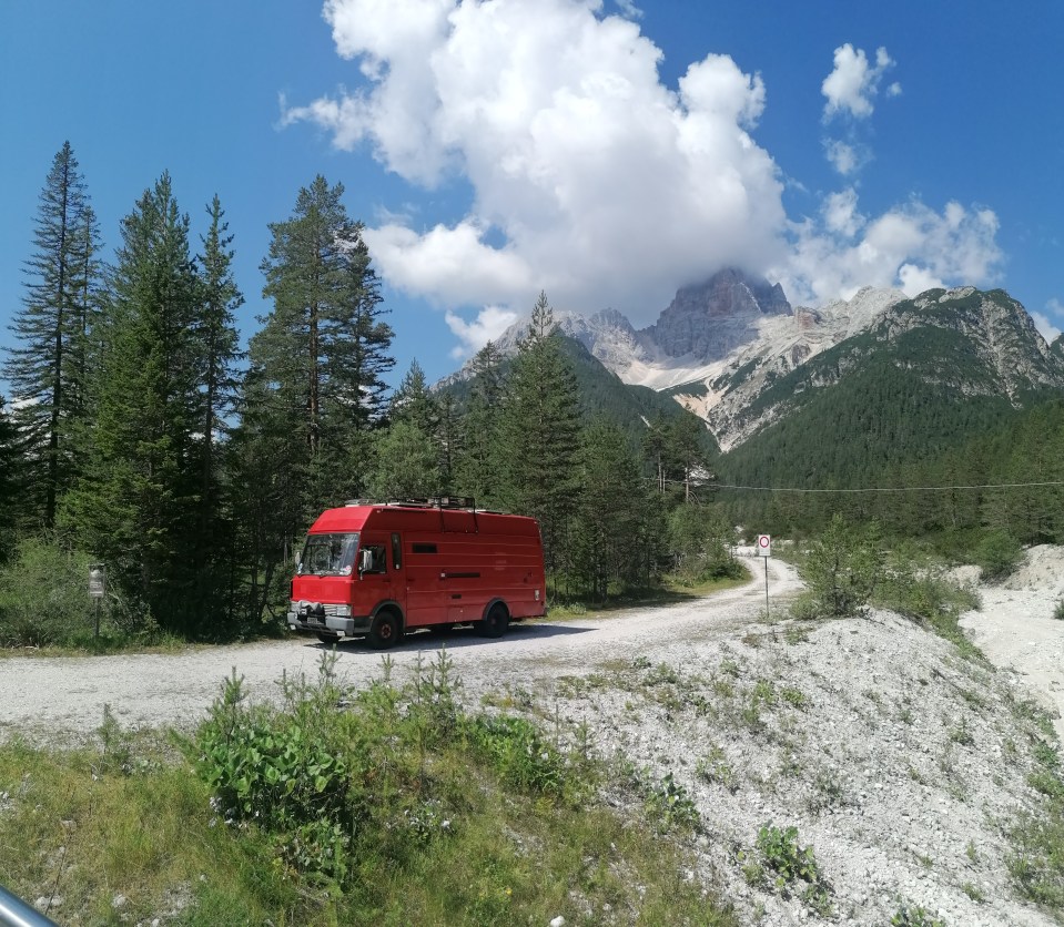 A couple spent two years convering a fire truck as their dream holiday home